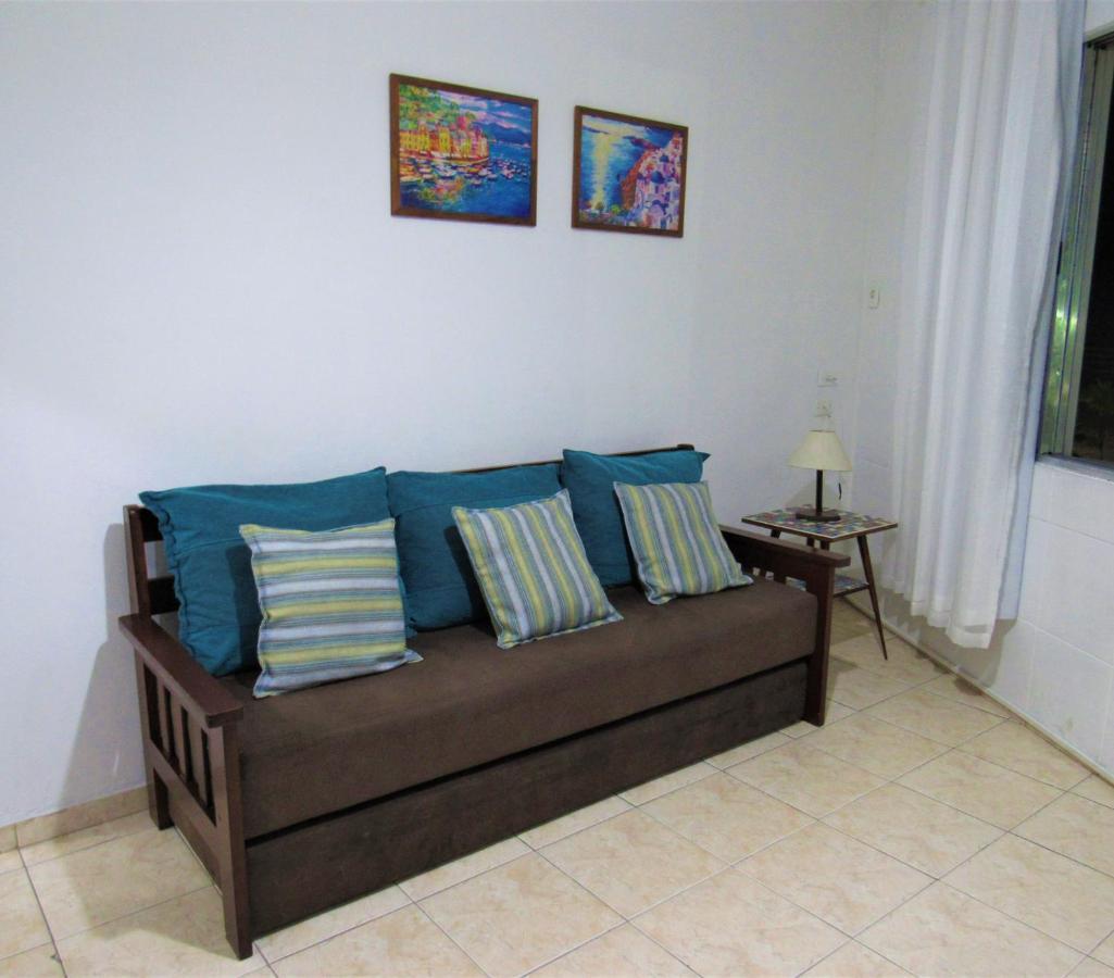 Apto pé na areia com vista para o mar e Wifi Praia Grande  Exterior foto